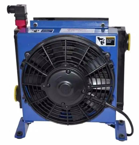 AH1890 Hydraulic Oil Cooler With Electrical Fan Air Cooler Plate-Fin Heat Exchangers